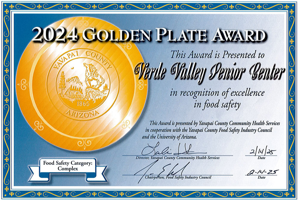 2025 Golden Plate Award